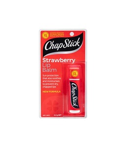 Lip Balms: Chapstick Strawberry Lip Balm SPF15 4.2g