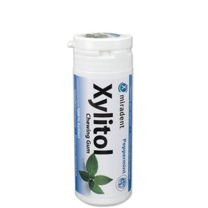 Miradent Xylitol Peppermint Gum 30