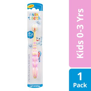 Toothbrushes: Macleans Tooth Brush Extra Soft Milk Teeth Flex Toothbrush for 0-3 Years