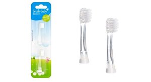 Toothbrushes: Brush Baby Sonic R/Heads 18-36 4Pk