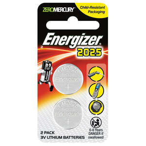 Energizer Batt Cr2025 Bp 3V 2Pk