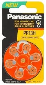 Batteries: Panasonic Hearing Aid Batterry (Pr070/536H Y)