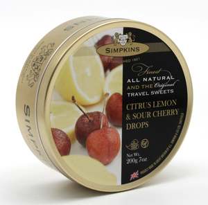 Chemist Confectionary: Simpkins Sweets Lemon/Cherry