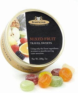 Chemist Confectionary: Simp Orange & Lime Choc Centre Tin