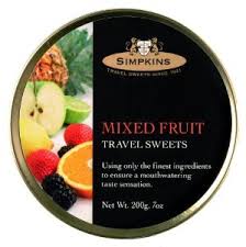 Chemist Confectionary: Simpkins Sweets Mixed Fruit