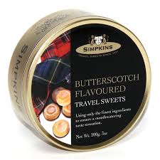 Chemist Confectionary: Simpkins Sweets Butterscotch