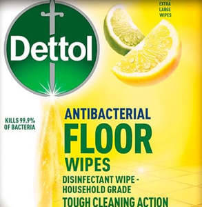 Medicine Containers: DETTOL HC Floor Wipes Citrus 25s