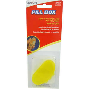 Acu-Life 3 Compartment Pill Box