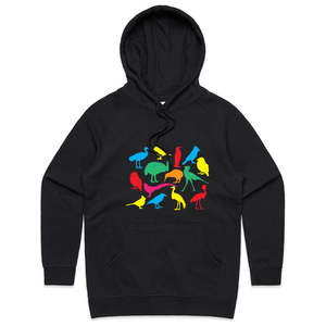 Riderotorua: Womens Box of Birds Hoodie
