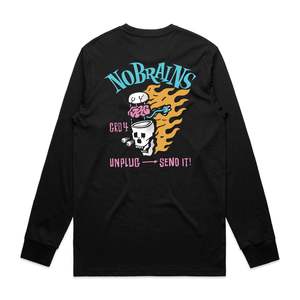 No Brains Long Sleeve T