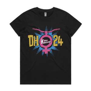 Womens T Shirts: Mud Maidens 2024 DH Womens Short Sleeve T