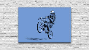 Wall Art: Wheelie Canvas