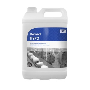 Kemsol Hypo 15% Concentrated Chlorine 5L (DG Class 8)