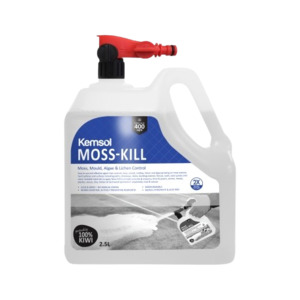 Exterior Surfaces: Kemsol Mosskill Moss, Mould & Mildew Killer Spray Applicator (Dg Class 8) New Size 2.5L