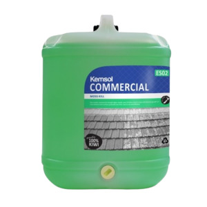Exterior Surfaces: Kemsol Commercial Moss-Kill Algae Mould Moss & Lichen Control 20L (Dg Class 8)