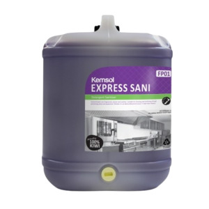 Kemsol Express Sani Detergent Sanitiser 20L (Dg Class 8)