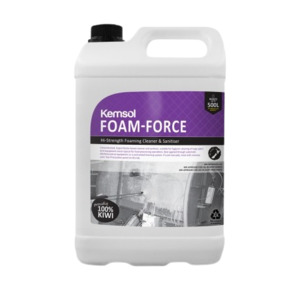 Kemsol Foam-Force Hi-Strength Foaming Cleaner & Sanitiser 5L (Dg Class 8)