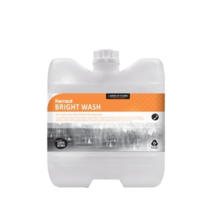 Food Service: Kemsol Bright Wash Non Caustic Auto Dish And Glasswash Detergent New Size 10L