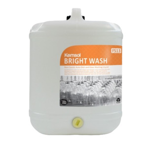 Kemsol Bright Wash Non-Caustic Auto-Dish and Glass Washing Liquid 20L