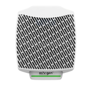 Odour Control: Air Freshener Dispenser, Oxygen Pro, White, 117mm x 140mm x 103mm