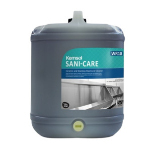 Kemsol Sani-Care Ceramic and Stainless Steel Acid Cleaner 20L