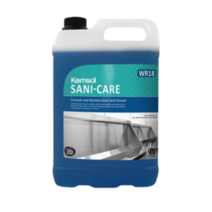 Kemsol Sani-Care Ceramic and Stainless Steel Acid Cleaner 5L