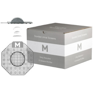 Washroom: Urinal Block Screen, Executive, Grey, Enzyme (10)