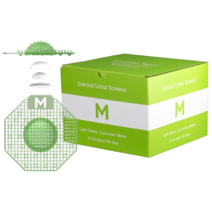 Washroom: Urinal Block Screen, Cucumber Melon, Light Green, Enzyme (10)