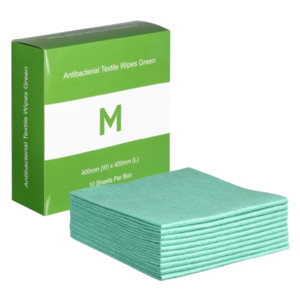Wiping Cloth 40cm X 40cm Colour Tex Sorb-X Green