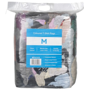 Rags: Assorted Coloured Rags, 10KG