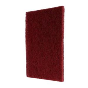 Scourers: Hand Pad 152mmX228mm Scotch Brite 7447 Maroon (60)