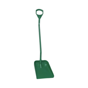 SHOVEL GREEN LONG HANDLE LARGE BLADE