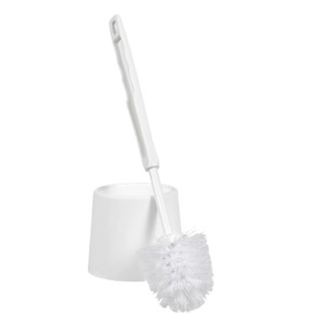 Toilet Cleaning: Radial Toilet Brush & Holder, White