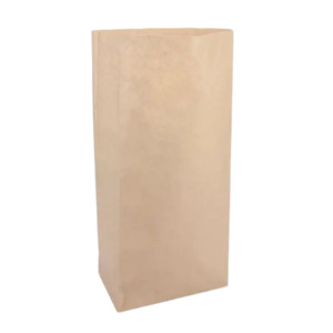 Green Choice 100mm x 50mm x 220mm #0 Block Bottom Bag Paper (500)