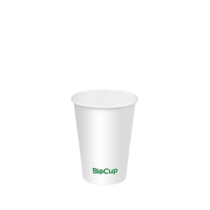 Cold Paper Water BioCups, White, 200ml