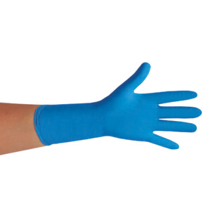 Disposable Nitrile Gloves, Powder Free, Long Cuff, 2XL, 300mm (90)