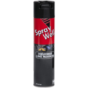 Upside Down, Spraywell Highway Line marker, Black, 600ml