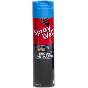 Upside Down, Spraywell Highway Line marker, Blue, 600ml