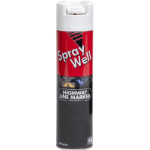 Upside Down, Spraywell Highway Line marker, White, 600ml