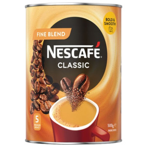 Nescafe Fine Blend Instant Coffee, 500g
