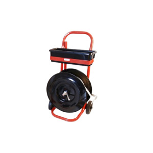 Strap Dispensers: Cordstrap Dispenser on Wheels, Red