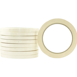 Neck Bag Tape, uPVC, White, 9mm X 66m