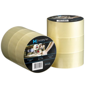 Premium Acrylic Hand Tape, Clear, 48mm x 100m 55mu