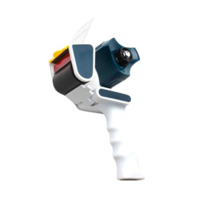 Tape Dispensers: 36mm-48mm Tape Dispenser Pistol Grip Blue/White