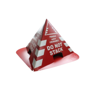 Pallet Protection: Pyramid Carton Stand Do Not Stack