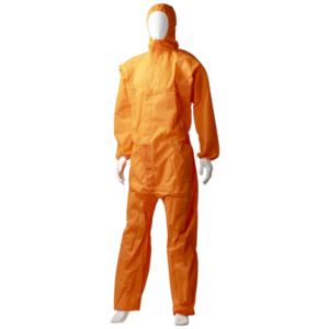 Body Protection: SMS Coverall Type 5/6 - Orange, S, 50gsm (12) *Breathable Coverall
