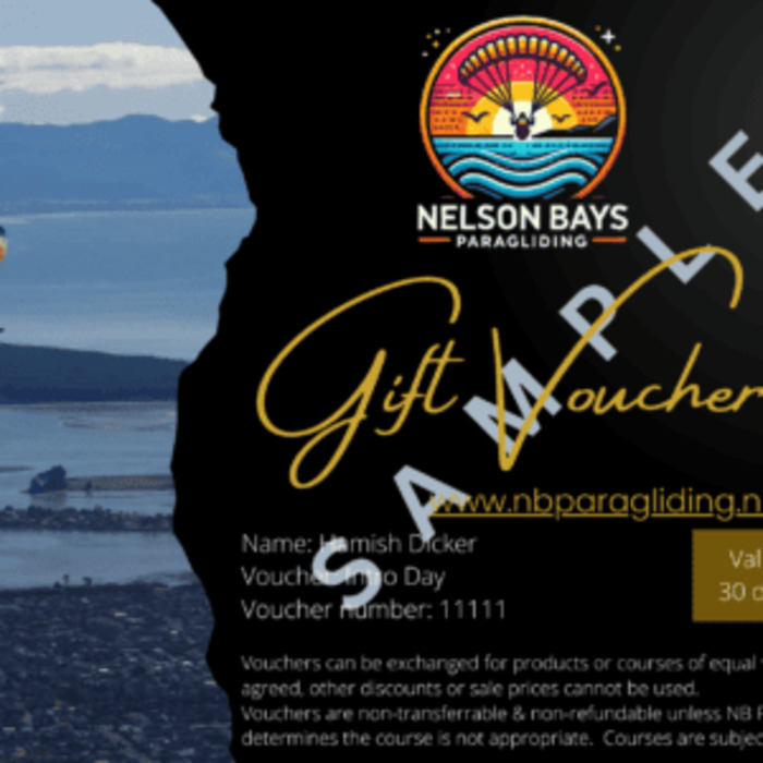 Nelson Bays Paragliding E-Voucher