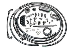 Fuel Hose Kit: Radium Engineering Fuel Hanger Plumbing Kit 89-05 Mazda Mx-5 Microglass Filter - 20-1025-05