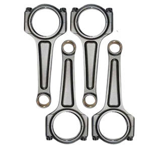 Manley Pro Series I Beam Turbo Tuff Rods: Manley Ford Mustang Ecoboost 2.3L Turbo Tuff Pro Series I Beam Connecting Rod Set w/ARP2000 Bolts - 14434-4