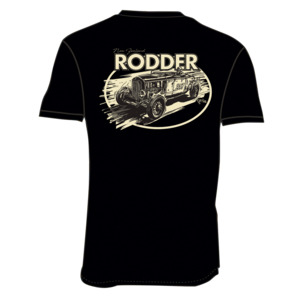 2021  NZ Rodder T-Shirt (Black with cream)